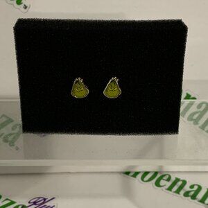 HER Earrings Studs Studded Dr. Seuss The Grinch Stole Christmas Jewelry